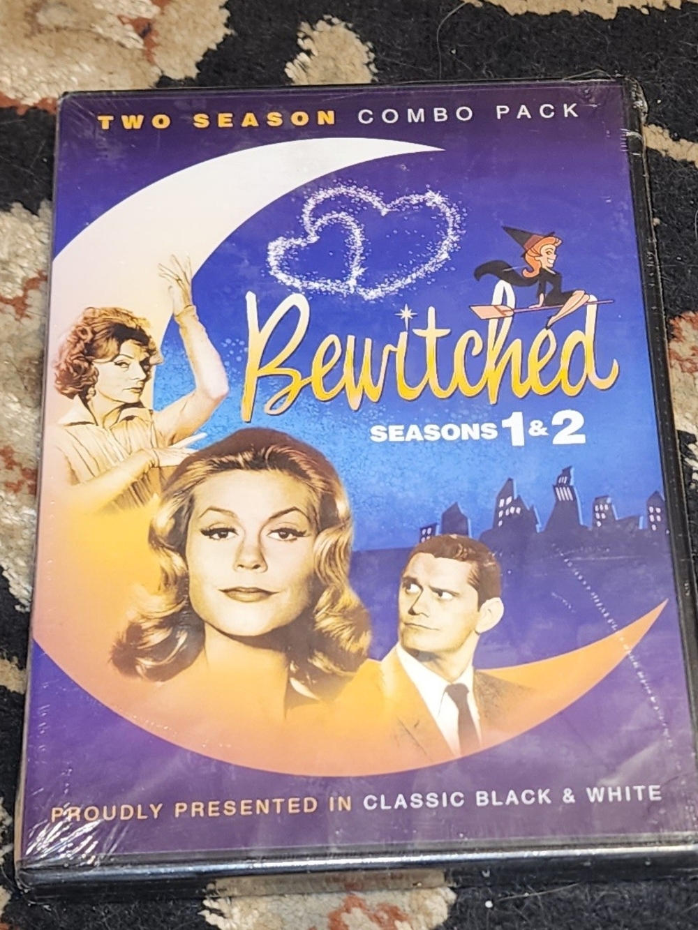 Bewitched Seasons 1 & 2 DVD Combo Pack - Purple/Gold SEALED